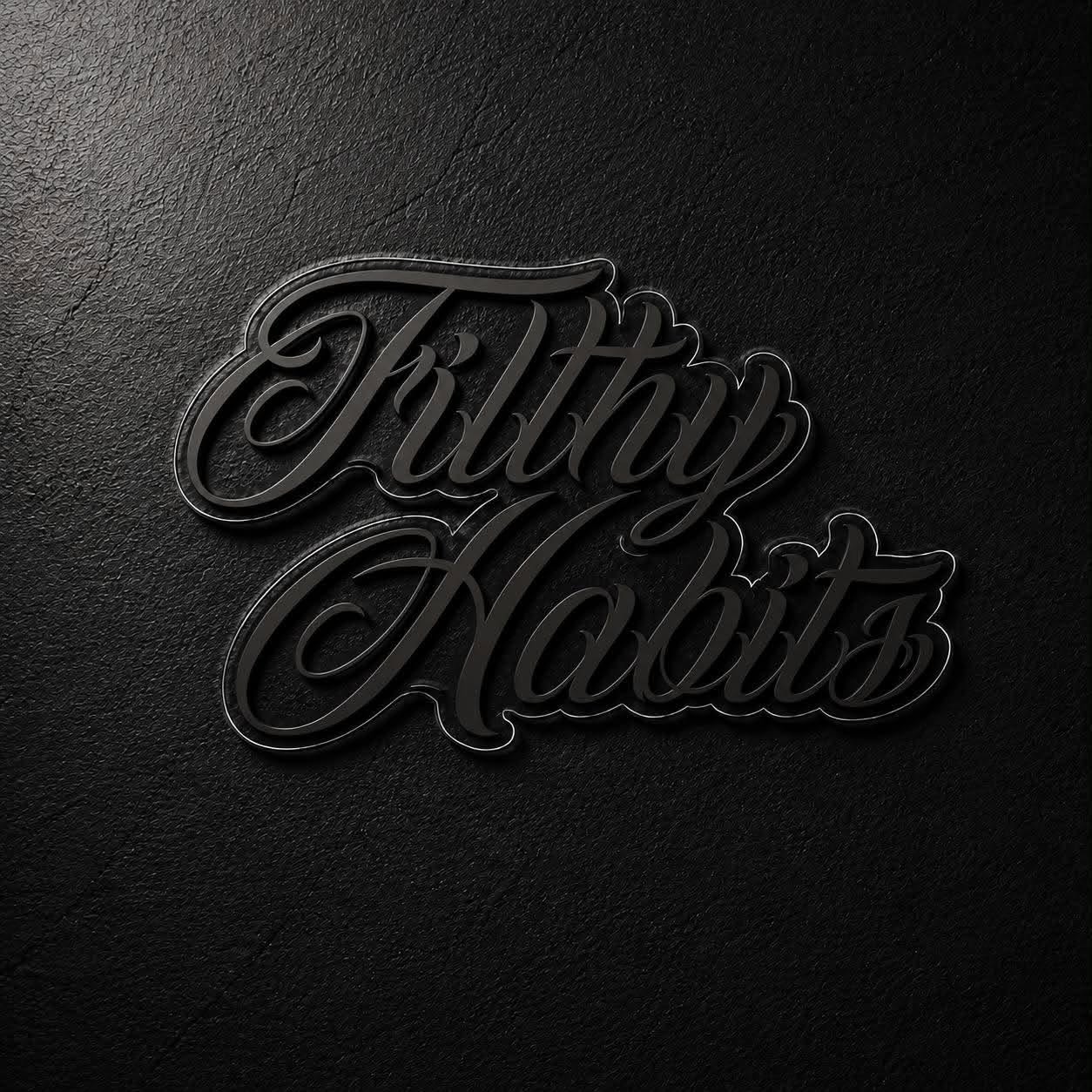 Filthy Habits Rear Window Banner - Black