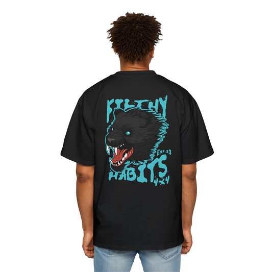 FILTHY CAT UNISEX HEAVY OVERSIZED T-SHIRT