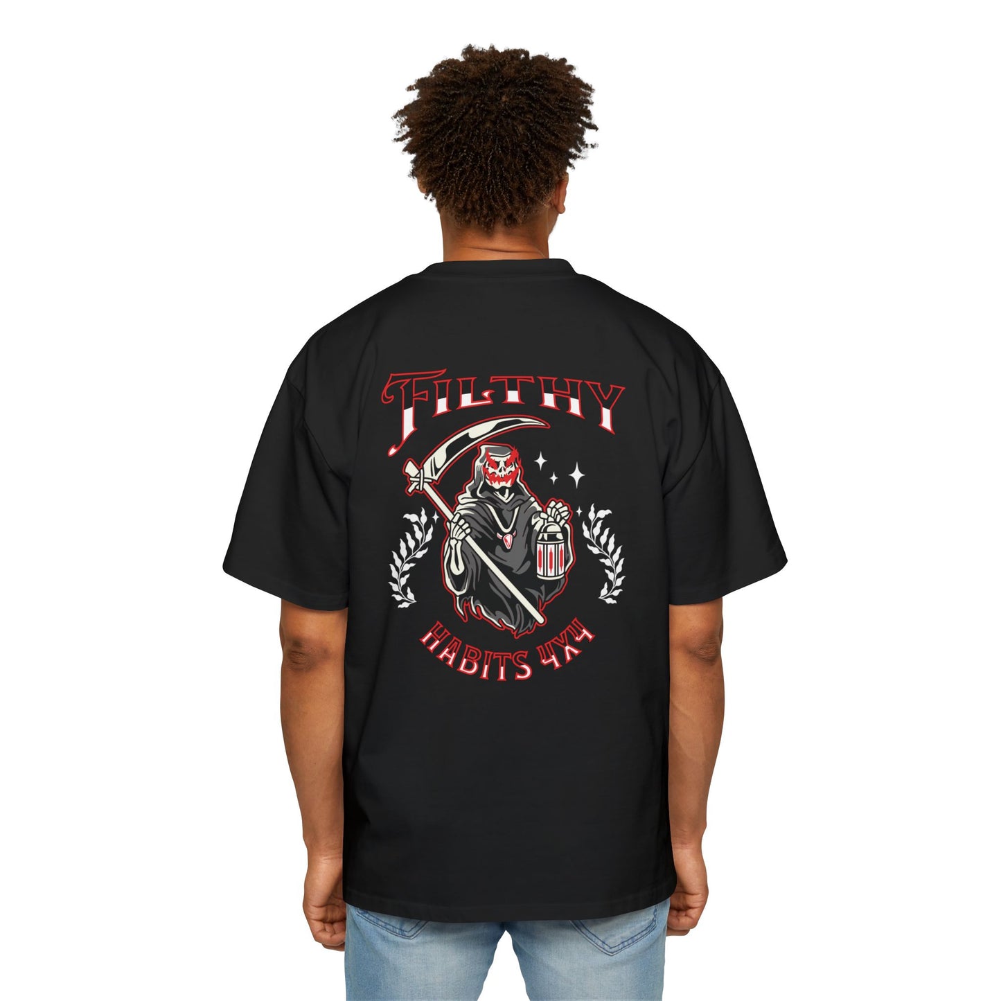 Filthy Grim Unisex Heavy Oversized Tee