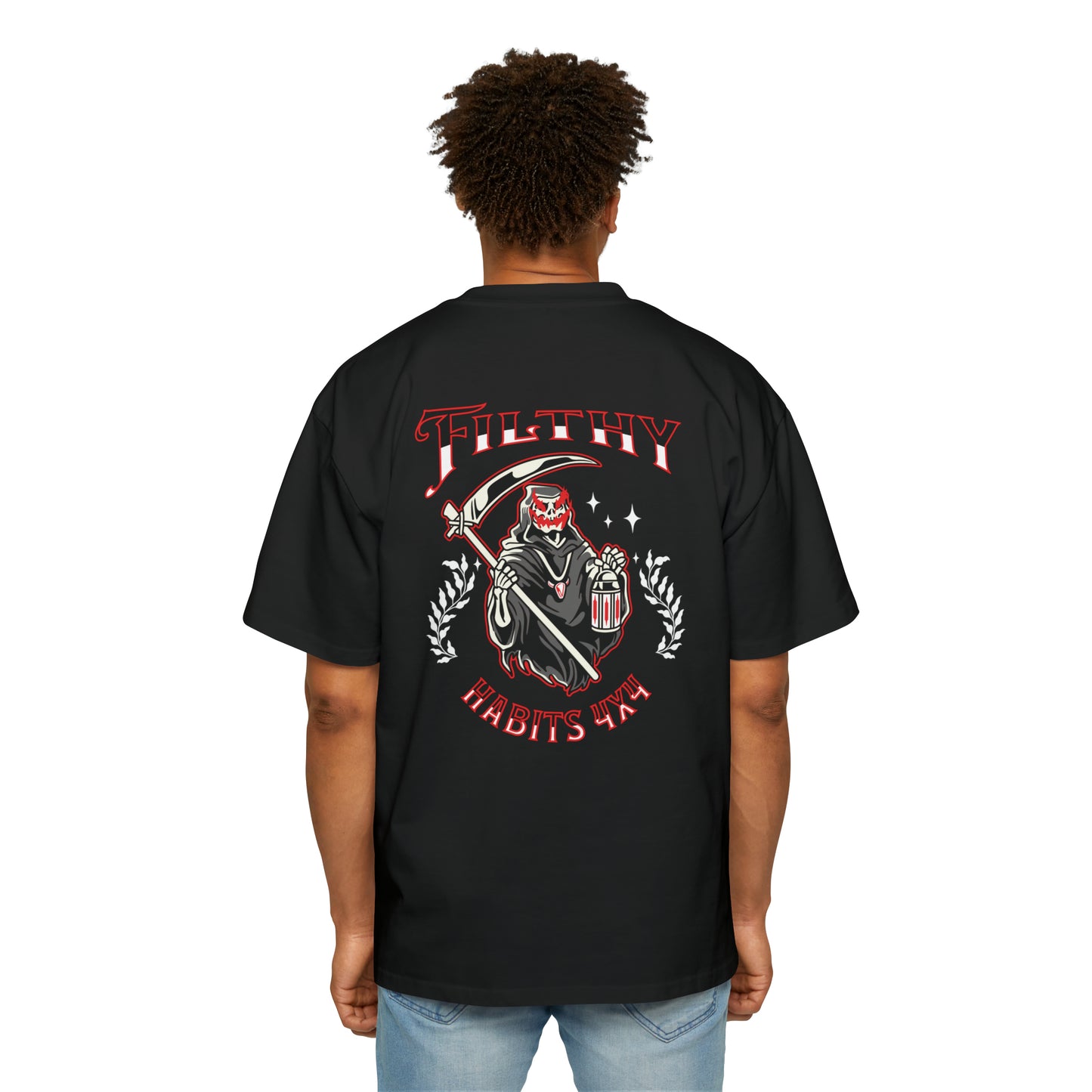 Filthy Grim Unisex Heavy Oversized Tee