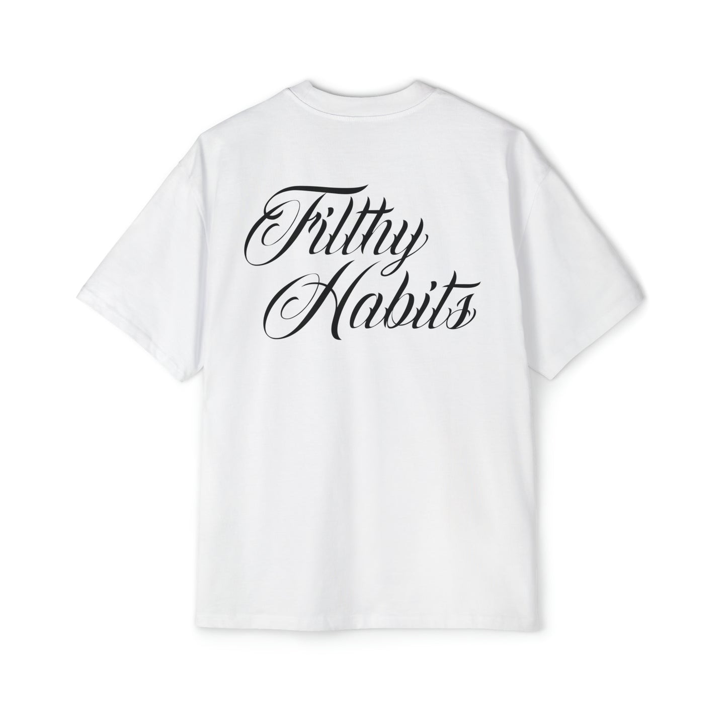 FILTHY HABITS UNISEX HEAVY OVERSIZED T-SHIRT