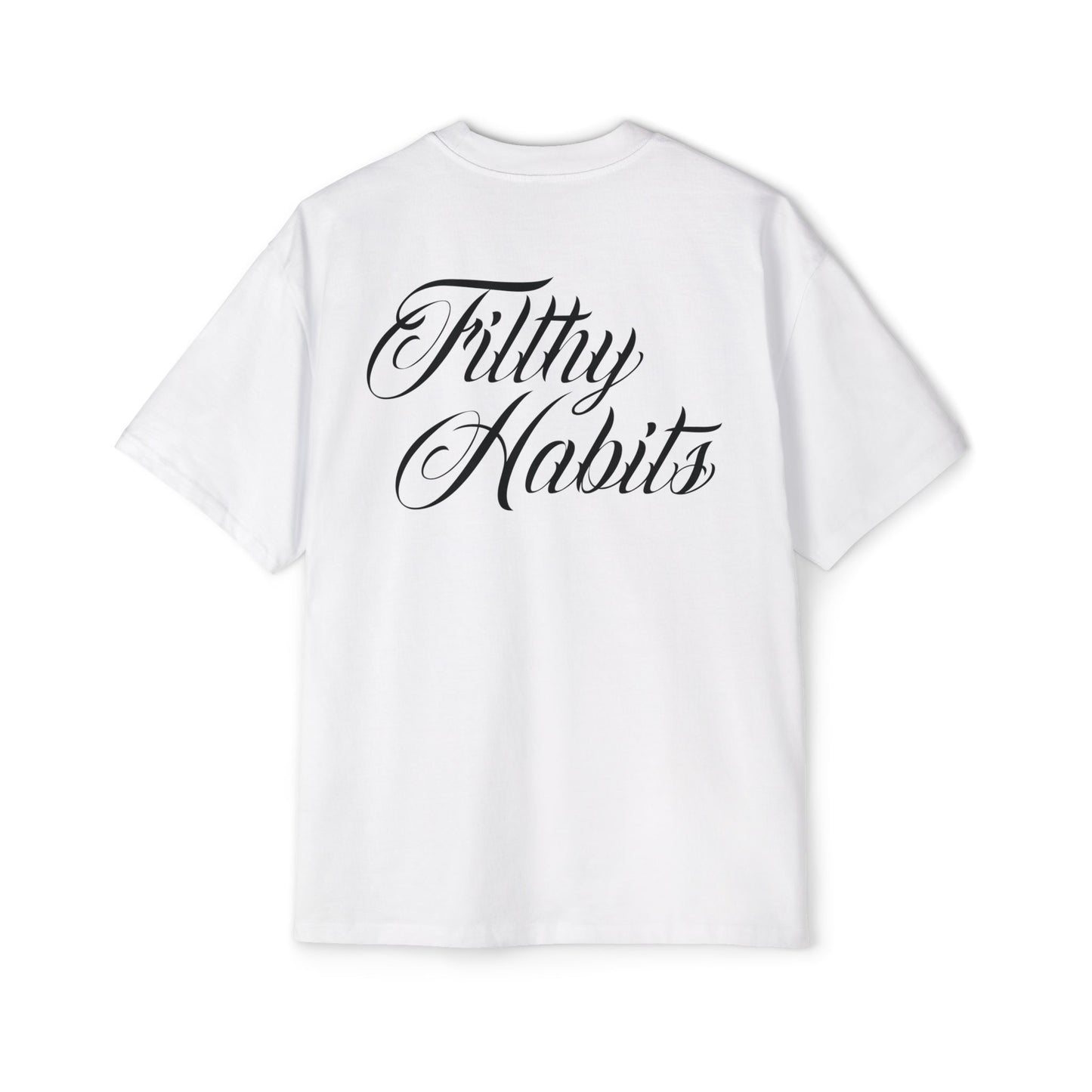 FILTHY HABITS UNISEX HEAVY OVERSIZED T-SHIRT