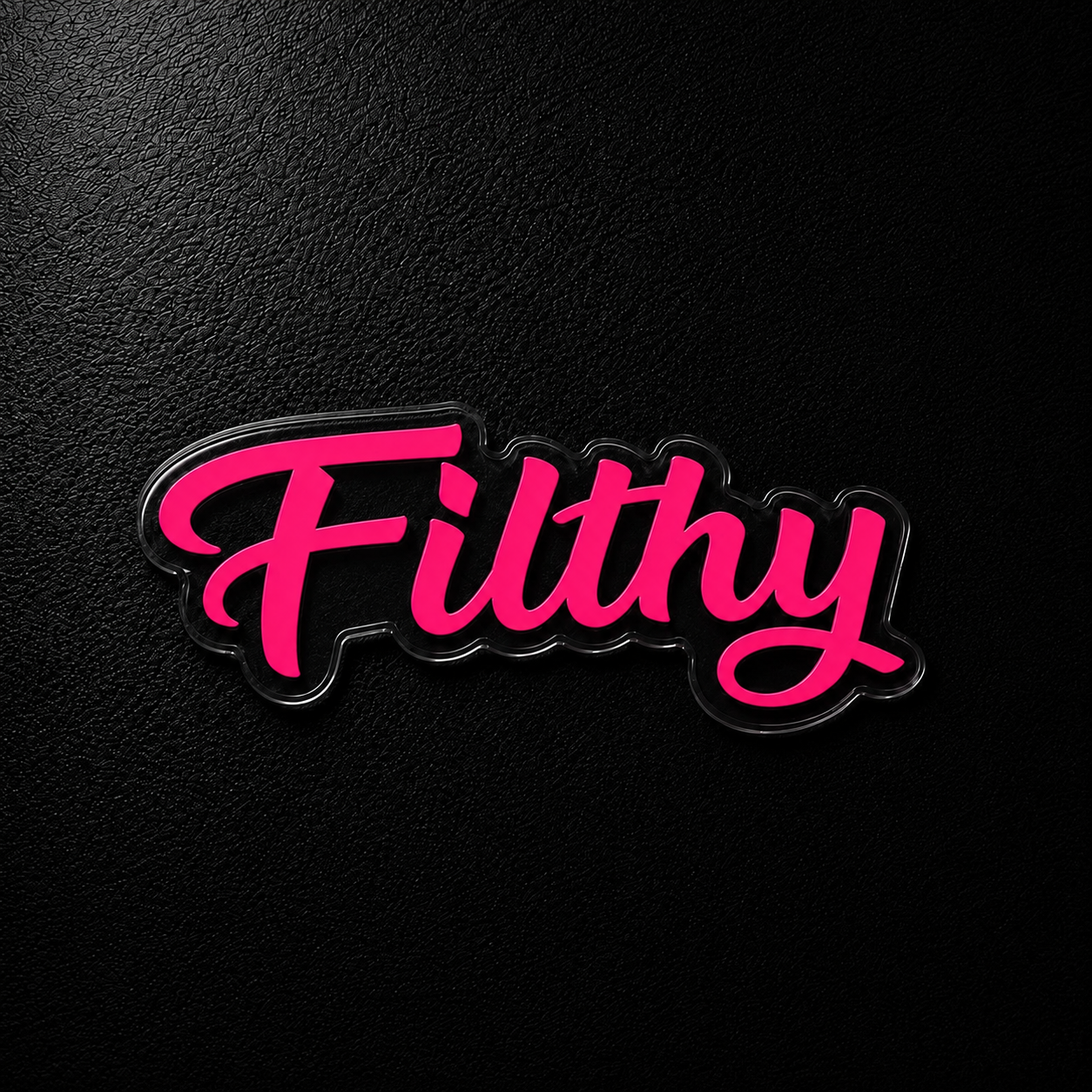 Filthy Sticker Pink